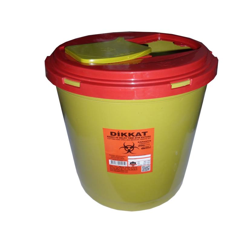 Контейнер для збору медичних відходів, голок 20 л